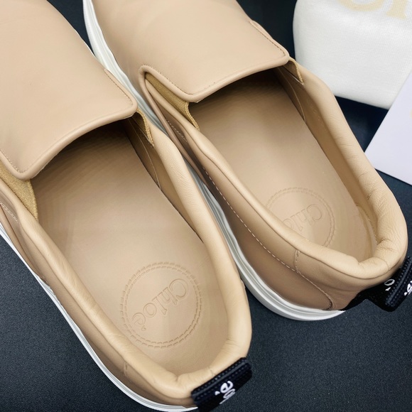 Chloe Women’s Lauren Slip-On Sneakers Size 7 NWB AUTHENTIC - Picture 5 of 10